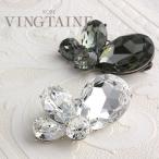 ショッピングブローチ ブローチ ペタル カットクリスタルBR-17 卒業式 入学式 フォーマル レディース かわいい 大人っぽい