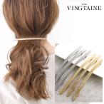 SALE バレッタ メタル ロング (M) バー 髪留め シンプル 大人カジュアル ヘアアクセサリー H7562