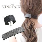 SALE ヘアカフ ポニーフック スタッズ ビジュー ヘアカフス ヘアアクセサリー 大人カジュアル ヘアゴム  H7639