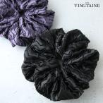 プリーツ調 サテンシュシュ ヘアアクセ 上品 大人 レディース HS-223 mbgt