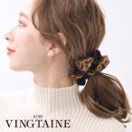 ショッピングシュシュ シュシュ　ベロア　レオパード柄　スエード調　アニマル柄　シンプル　フリル　オフィス　ヘアアクセサリー HS-67