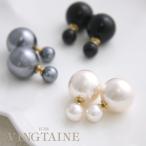 ショッピングパール ピアス パール 大粒 14mm 16mm パールキャッチ ボールキャッチ カラーボール 入学式 卒業式 P1030