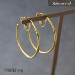  нержавеющая сталь обруч серьги (M) металл аллергия соответствует офис Mini maru взрослый женский TE111 mbgt