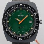 デッドストック級 稼働 良品 キャンディーノ 箱付 チェンジベゼル AT/自動巻 グリーン文字盤 メンズ腕時計 OGH 9580ABC5501000