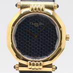 箱付 クリスチャンディオール スウィング 63151 QZ ブルー文字盤 メンズ腕時計 2102100 10ANT ABC17181 SMZ