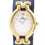 良品 保/箱/替えベルト付 稼働 フェンディ カメレオン 640L チェンジベルト QZ 銀文字盤 レディース腕時計 0024200 1ERT MST ABC18467