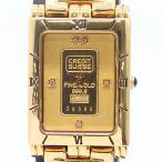 良品 箱付 稼働 エルジン インゴットウォッチ FK-928-C 97011310 QZ ゴールド文字盤 メンズ腕時計 0662200 1DIT MST ABC20651