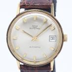 稼働 良品 グリシン 833104 5016 14K AT/自動巻 総35.3G シルバー文字盤 メンズ腕時計 2170410 1ANT MST ABC18072