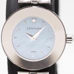 新品同様 稼働 センチュリー タイムジェム 61950 1PD QZ アイスブルーシェル文字盤 レディース腕時計 8289100 2DIT MST ABC18531