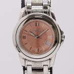 新品同様 稼働 フェンディ 2200L QZ ピンク文字盤 レディース腕時計 0045100 2JWT ABC19404 KMT