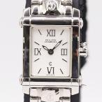 新品同様 稼働 シャリオール コロンブス ホワイト文字盤 9012911 QZ レディース腕時計 6953100 3APT MST ABC19440