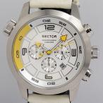 美品 稼働 セクター オーバーサイズ 3271602145 QZ ホワイト文字盤 クロノグラフ デイト メンズ腕時計 2000000 NSK ABC20880 TAM