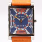 良品 稼働 ロックマン テンダー 250 G6078 SS QZ ブルー文字盤 メンズ腕時計 0561000 5ERT KMT ABC23978