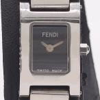 良品 稼動 箱付 フェンディ 3150L QZ ブラック文字盤 レディース腕時計 8008000 7ANT TAM ABC27135