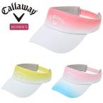 キャロウェイ ゴルフ レディース バイザー グラデーション柄 サンバイザー Callaway Golf C24191215