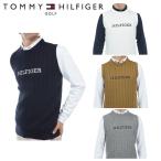 Tommy Hilfiger Golf мужской кабель вырез лодочкой вязаный лучший TOMMY HILFIGER GOLF THMA354 2023 год осень-зима модель 