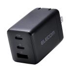  Elecom зарядное устройство всего 65W 3 порт Type-C USB-A USB PD соответствует swing тип штекер принятие черный EC-AC10367BK