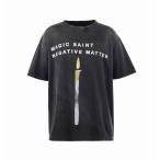 SAINT MICHAEL セントマイケル Tシャツ カットソー 半袖 メンズ トップス ブラック系