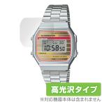 CASIO Collection STANDARD A168WE защитная плёнка OverLay Brilliant for Casio коллекция стандартный отпечаток пальца . есть трудно останавливаться высота глянец . покупка 