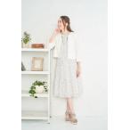 カタログ掲載品！麻混裾フリルノーカラージャケット＊GALLERY VISCONTI