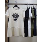 胸元プリント　切替チュニックTシャツ＊GALLERY VISCONTI