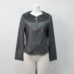 サンプルセール！襟ぐりフリルデザインジャケット＊GALLERY VISCONTI
