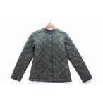 LAVENHAM ラベンハム キルティング 中わた ノーカラージャケット レディース ・36