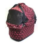 ショッピング水玉 コムペット ミリミリ 水玉 ペット キャリーバッグ COMPET milimili ルビーレッド