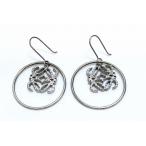 ショッピングLOEWE LOEWE ロエベ  アナグラム　リングデザイン　フックピアス シルバー