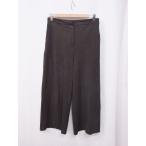 ZARA BASIC Zara Basic под замшу гаучо брюки XS оливковый хаки 