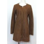 SONNY LABEL　ノーカラーコート  38 ブラウン