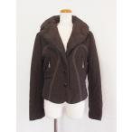 ILARY с хлопком жакет * рукав * шея загрязнения 40 темно-коричневый 