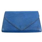 LOUIS VUITTON Louis * Vuitton epi a-ru декоративный элемент клатч M52635 голубой 