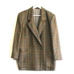 CHRISTIAN AUJARD Christian oja-ru шерсть тысяч птица .. двойной breast tailored jacket мужской PRDJA-30530 оттенок коричневого 