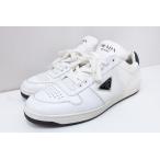 PRADA プラダ ダウンタウン トライアングルロゴ ローカット レザースニーカー メンズ ・8 27.0cm相当 2EE364