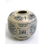 中国古美術 安南 染付 小壺 陶磁器 青花