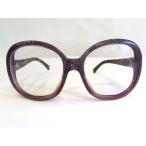 ショッピングシャネル CHANEL シャネル  メガネ 網目模様　キズ有り　割安♪ 5176-A パープル
