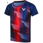 ビクター ジュニア キッズ ゲームシャツ テニス バドミントンウェア トップス 半袖 T-62001