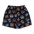 EGOZARU/エゴザル カットオフ ネオンバーガー ショートパンツ (EZHP-S2405) バギーショーツ/バスケットパンツ