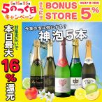 ワインセット スパークリングワイン 5本セット 泡 5本セット 辛口 送料無料 一部除外 母の日 父の日 お中元