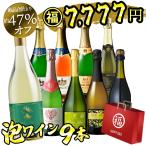 ワイン福袋 ワイン ワインセット スパークリング好き飲み比べ 9本セット 辛口 福袋 泡ワイン スパークリングワイン 送料無料 一部除外