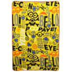 ミニオン Minion  フランネル ひざ掛け キャラクター ブランケット ふわふわ 大判 ビッグ BIGサイズ カラフル 防寒