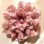コサージュ　チェコ製　アクセサリー　 アネモネ　ピンク