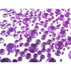 送料無料 アクリルストーン 5種1万個 バイオレットAセット 1.5mm 2mm 2.5mm 3mm 5mm  紫 パープル メール便