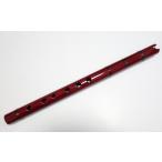 【AMARU QUENA WINERED PRO】アマル社　木製ケーナ　プロ用　ケーナＧ管　ワインレッド（赤）クリア塗装仕上げ（ワニス コーテング）