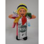 【エケコ人形15cm】【PINK TYPE_2】当店VIVAS限定モデル　ピンク色（もも色）ペルー直輸入