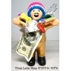 ★EKEKO 19cm GOLD★当店限定色 ゴールド(金色)L サイズ・大きいサイズ のエケコ人形 19cm ペルー製(ペルー直輸入)