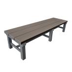  human work tree wide width bench width 180cm T type 1854 wood deck aluminium deck bench garden Brown gardening agriculture garden furniture viva Home 