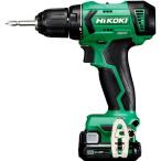 ハイコーキ　HiKOKI 10．8Ｖドライバドリル DS12DA 2BS DS12DA 2BS アグレッシブグリーン ビバホーム