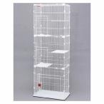  тонкий кошка клетка 3 уровень PSCC-753 ширина 745mm× глубина 470mm× высота 2000mm белый viva Home 